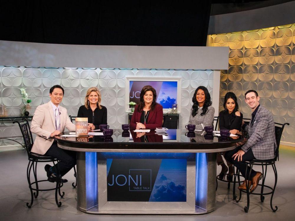 Pastor Steve Cioccolanti on Joni Table Talk show on Trinity Broadcasting Network in March 2019